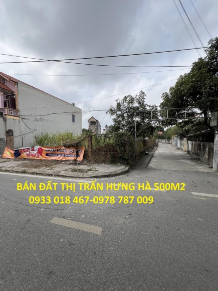Bán đất thị trấn hưng hà, thái bình 500m2-18,5tr/m2-0933 018 467-0978 787 009 